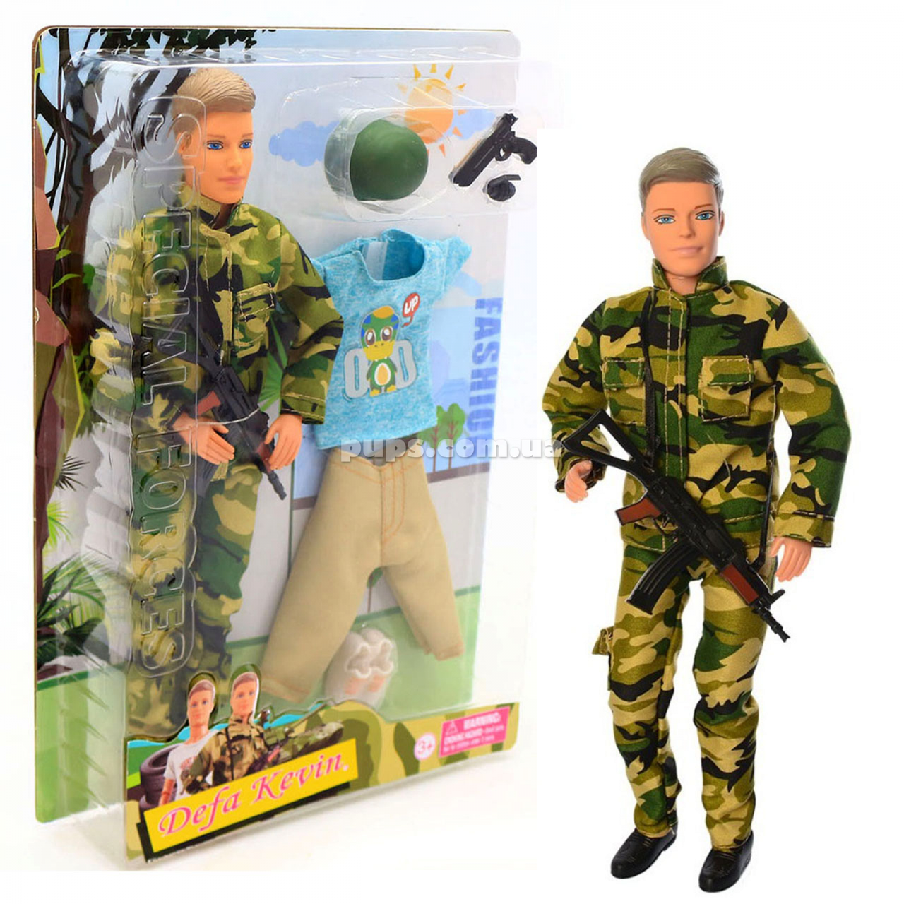 Лялька Defa Кен Військовий, 30 см (8412)