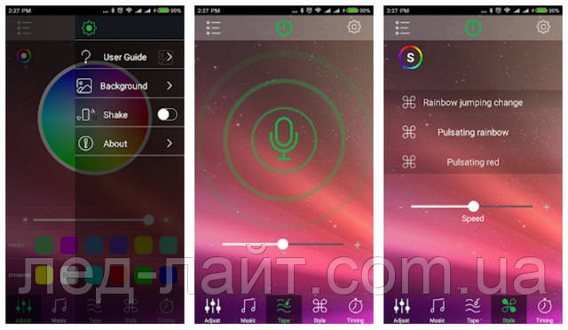 RGB Bluetooth LED controller app