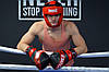 Боксерські рукавиці PowerPlay 3023 A Чорно-Червоні (натуральна шкіра) 14 унцій, фото 4