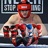 Боксерські рукавиці PowerPlay 3023 A Чорно-Червоні (натуральна шкіра) 14 унцій, фото 6