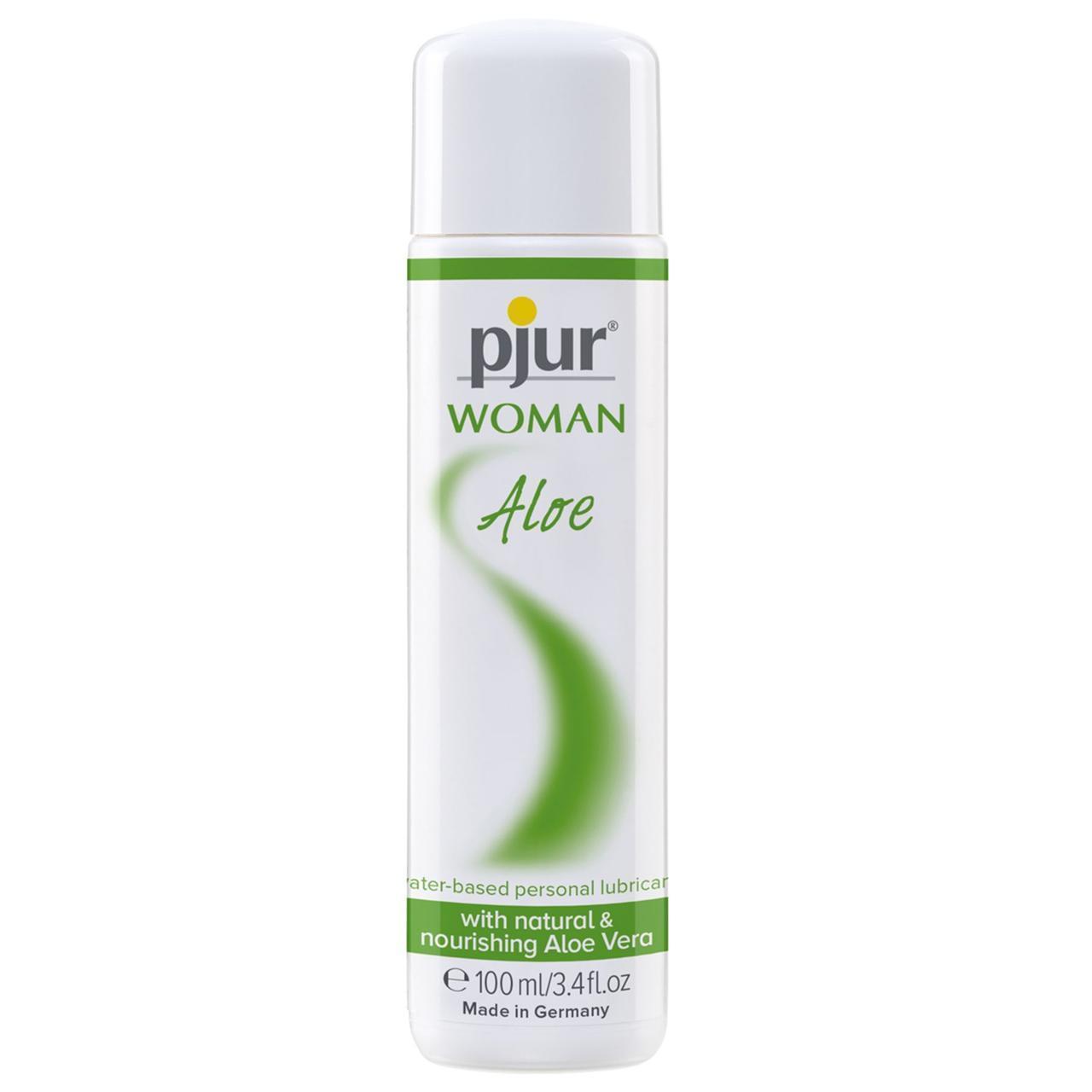 

Лубрикант на водной основе pjur Woman Aloe 100 мл с экстрактом алоэ, увлажняющий, без парабенов Bomba