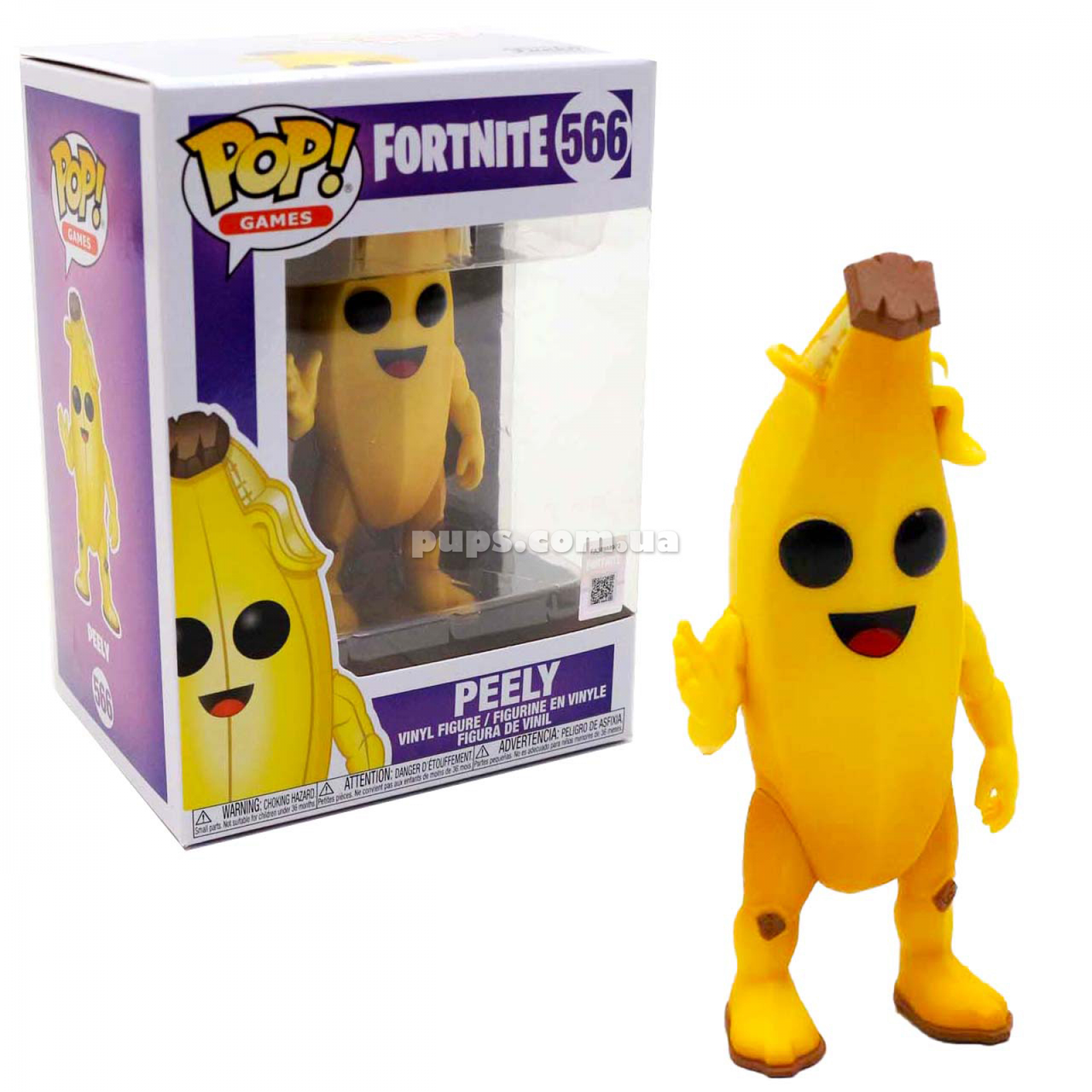 

Игровая фигурка Funko Pop Банан Peelly серии Fortnite 566, 12 см (44729)