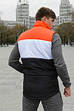 Жилет чоловічий Intruder Brand Koloritna весняний, осінній помаранчево-біло-чорній S (001SAG 1523), фото 4