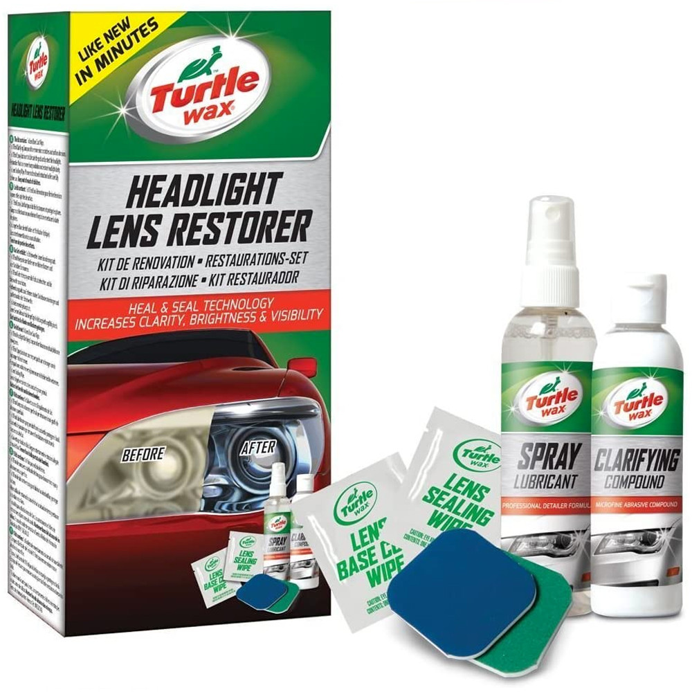 

Набор для полировки и восстановления фар Turtle Wax Headlight Lens Restorer