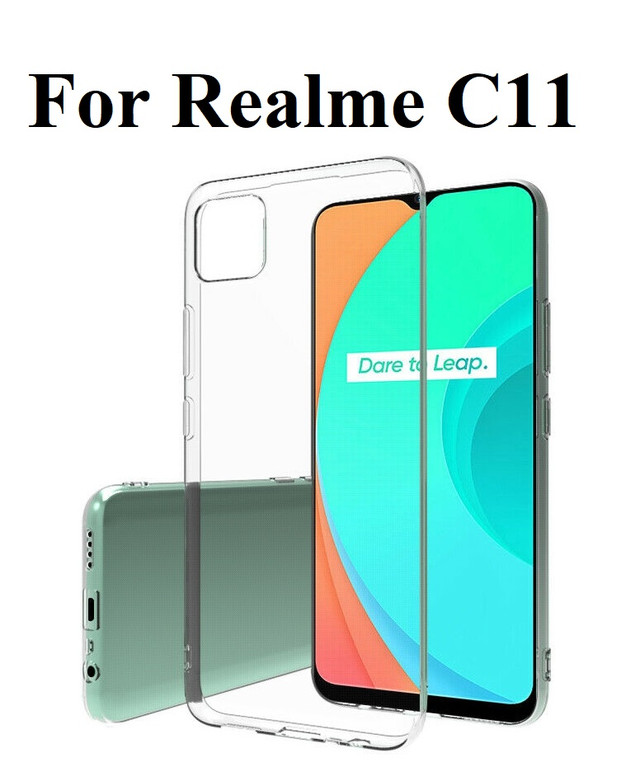 Прозорий силіконовий чохол для Realme C11 2020 (RMX2185)