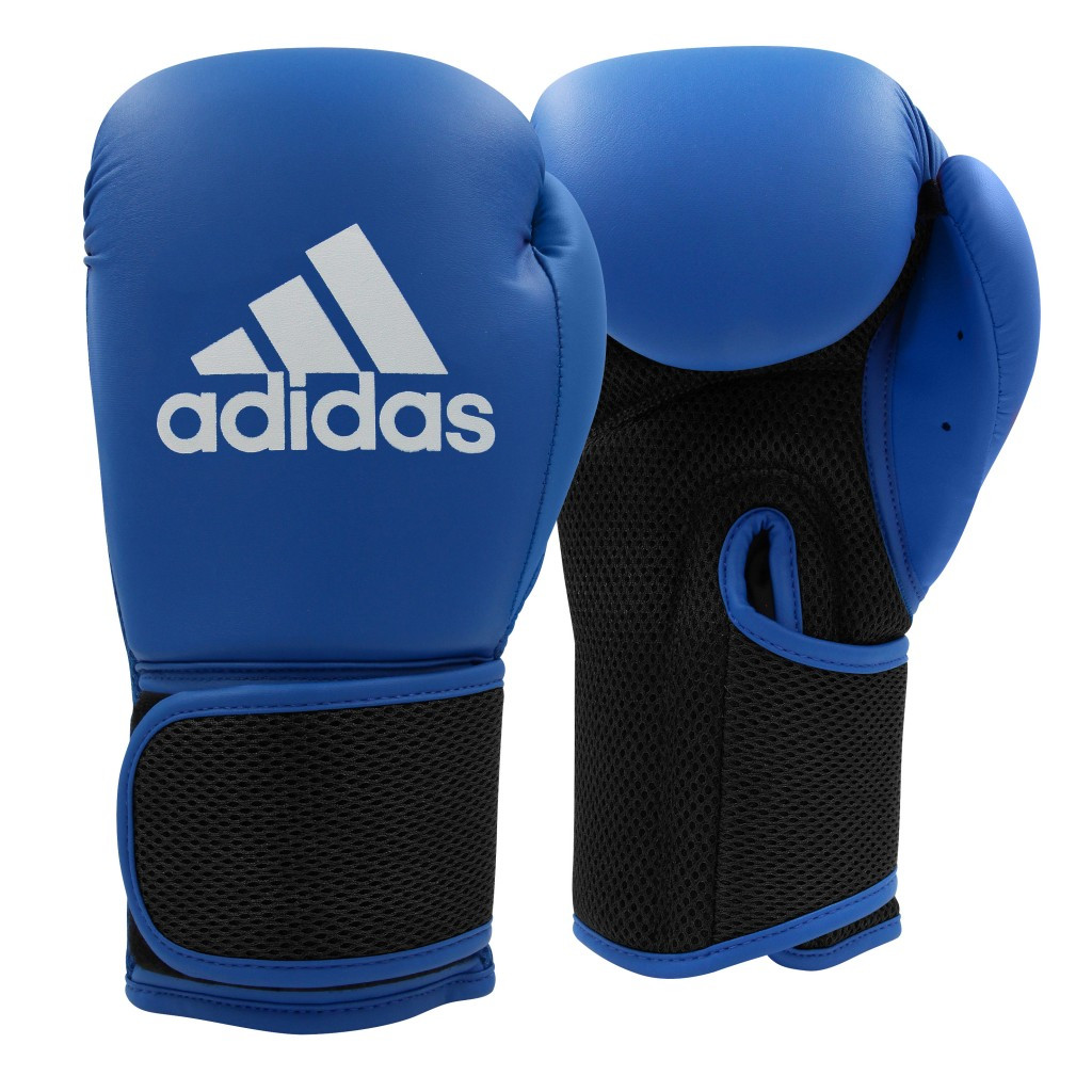 

Боксерские перчатки Adidas Hybrid 25 (ADIH25) Blue/Black 8, Синий