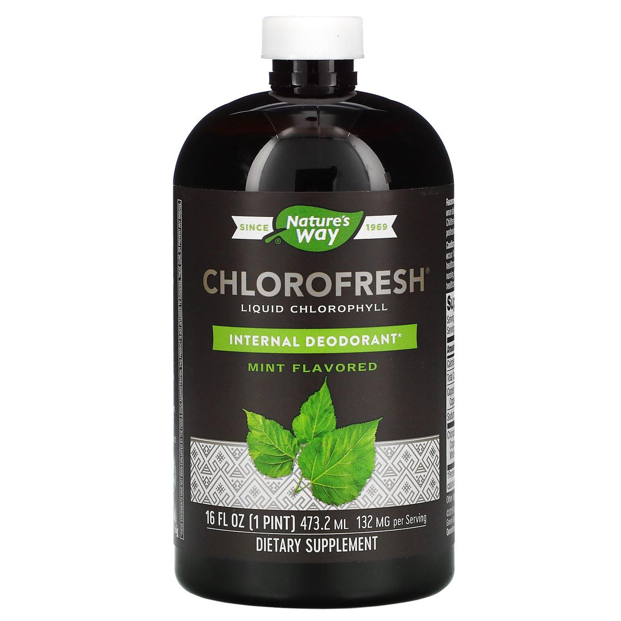 

Natures Way, Chlorofresh (473 мл), жидкий хлорофилл, антиоксидант