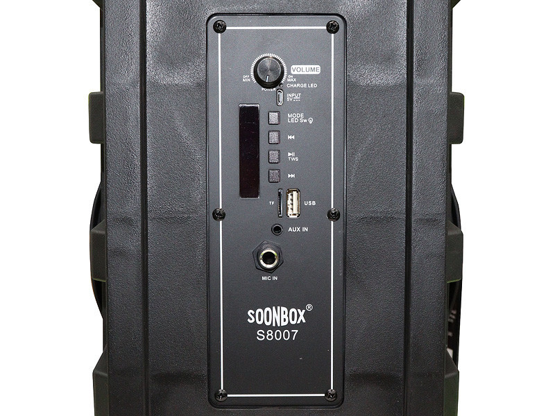 Колонку Bluetooth Караоке з SoonBox UBS-8007 BIG LED, пульт + радіомікрофон