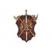 Панно сувенирное - настенное украшение в средневековом стиле и гербом Ричарда Львиное сердце