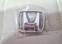 Эмблема значок на капот передний значок эмблема логотип Honda два штирька (68х55)