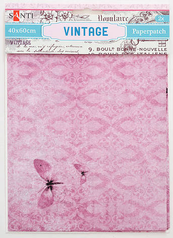 Папір для декупажу, Vintage, 2 аркуша 40*60 см, фото 2