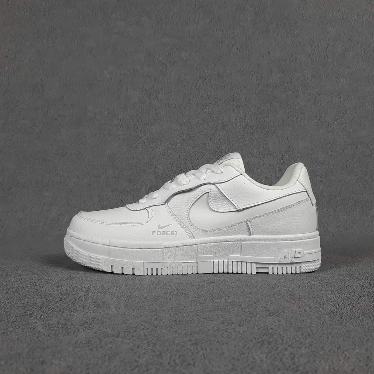 Чоловічі кросівки Nike Air Force 1 Pixel (білі) О10484 молодіжні кроси для хлопців