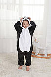Піжама Кигуруми дитячий "Панда" чорний окрас Код 10-4161, фото 4