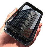 Магнитный чехол на Iphone iphone X/10, Xs, Xs черный Max черный + защитное стекло 5D Код 10-3009, фото 6