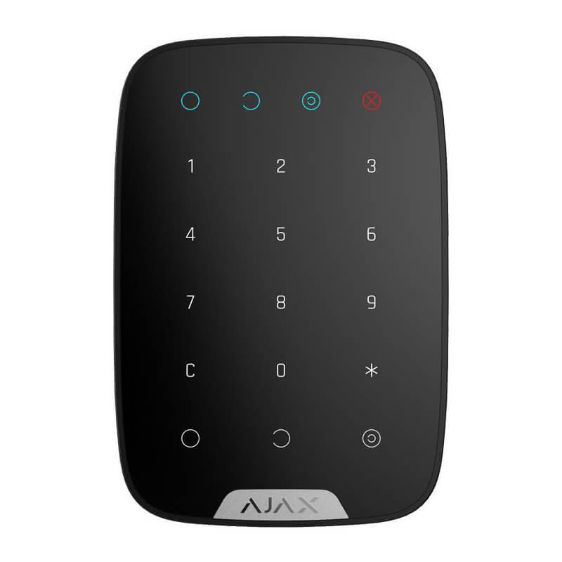 

Беспроводная сенсорная клавиатура Ajax KeyPad black, Черный