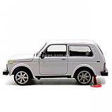 Іграшкова машинка металева ВАЗ Lada Niva «Автопром», білий, від 3 років, 7х15х6 см, (21214), фото 3