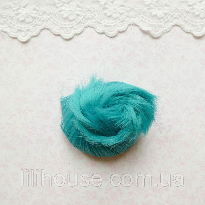 Волосы для Кукол Трессы Короткие ИЗУМРУД 5 см