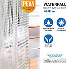 Штора для ванной комнати Tatkraft WATERFALL 3D (180х180), материал PEVA (Водопад), фото 6