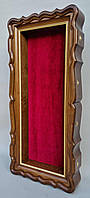 Фигурный киот с внутренней деревянной рамой и штапиком под золото для плащаницы, фото 2