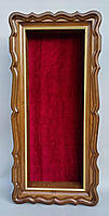 Фигурный киот с внутренней деревянной рамой и штапиком под золото для плащаницы, фото 3