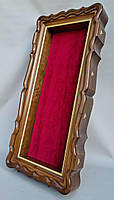 Фигурный киот с внутренней деревянной рамой и штапиком под золото для плащаницы, фото 10