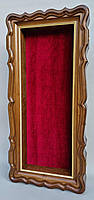 Фигурный киот с внутренней деревянной рамой и штапиком под золото для плащаницы, фото 6