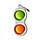 Тактильный антистресс-брелок Кнопки Fat Brain Toys Simpl Dimpl 4 цвета в ассорт.  (F2111ML), фото 3