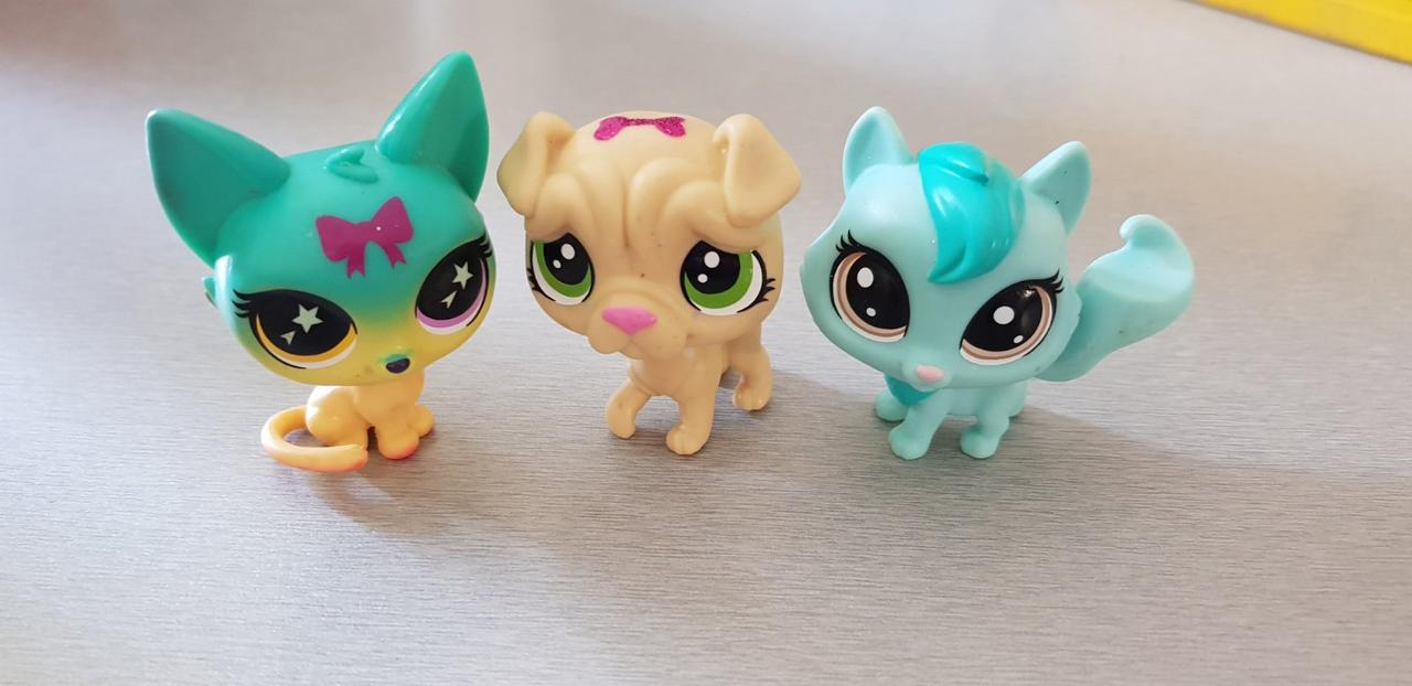 

Littlest pet shop lps игрушка Hasbro лпс пет шоп лот 3 шт- уценка