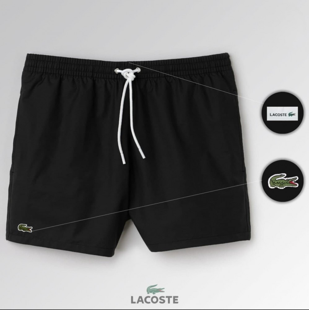 

Пляжные шорты Lacoste (Черные)