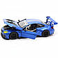 Дитяча машинка іграшкова Автопром «BMW M6 GT3» метал, 20 см, світло, звук, двері відчиняються, синя (68255B), фото 7