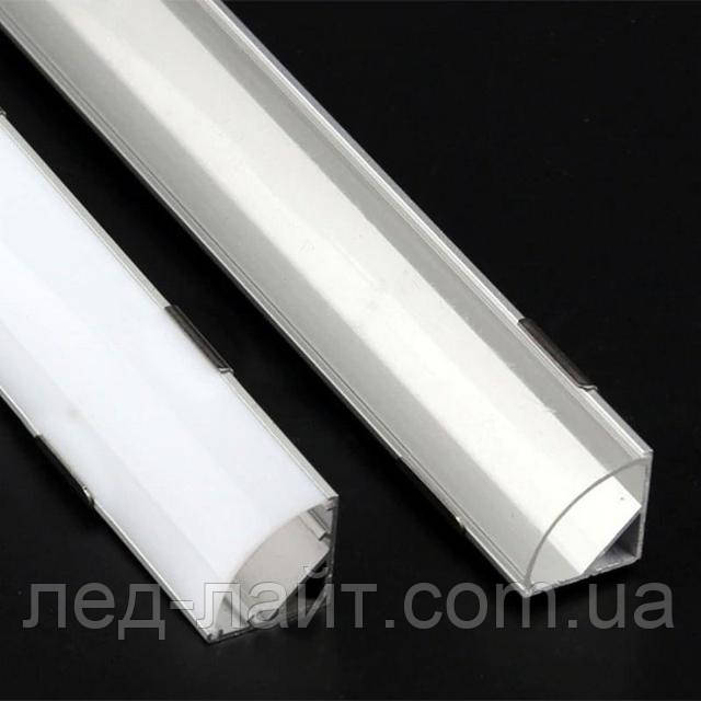 Скоба для профиля алюминиевого светодиодного углового для ленты