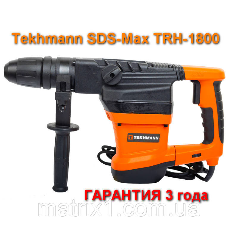 

Перфоратор бочковой SDS-Max TRH-1800 в кейсе Tekhmann