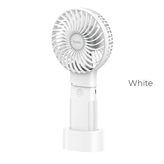 Портативный вентилятор-PowerBank 4000mAh HOCO F11 White