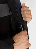 Демисезонная куртка Intruder Waterproof осенняя, весенняя сине-черная S (001SAG 0632), фото 6