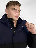 Демисезонная куртка Intruder Waterproof осенняя, весенняя сине-черная S (001SAG 0632), фото 8