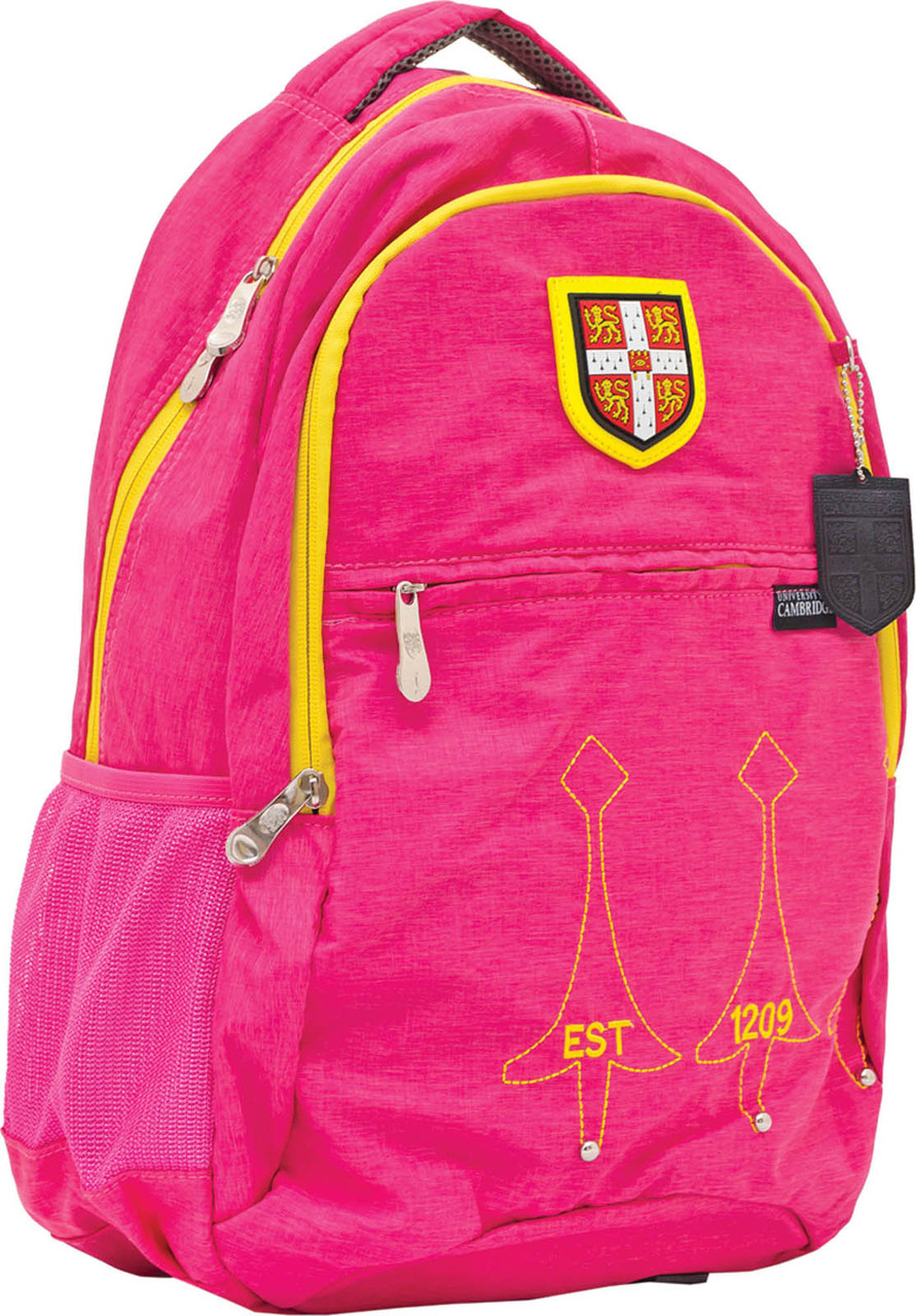 Підлітковий Рюкзак YES CA060 "Cambridge", рожевий, 29*14*46см