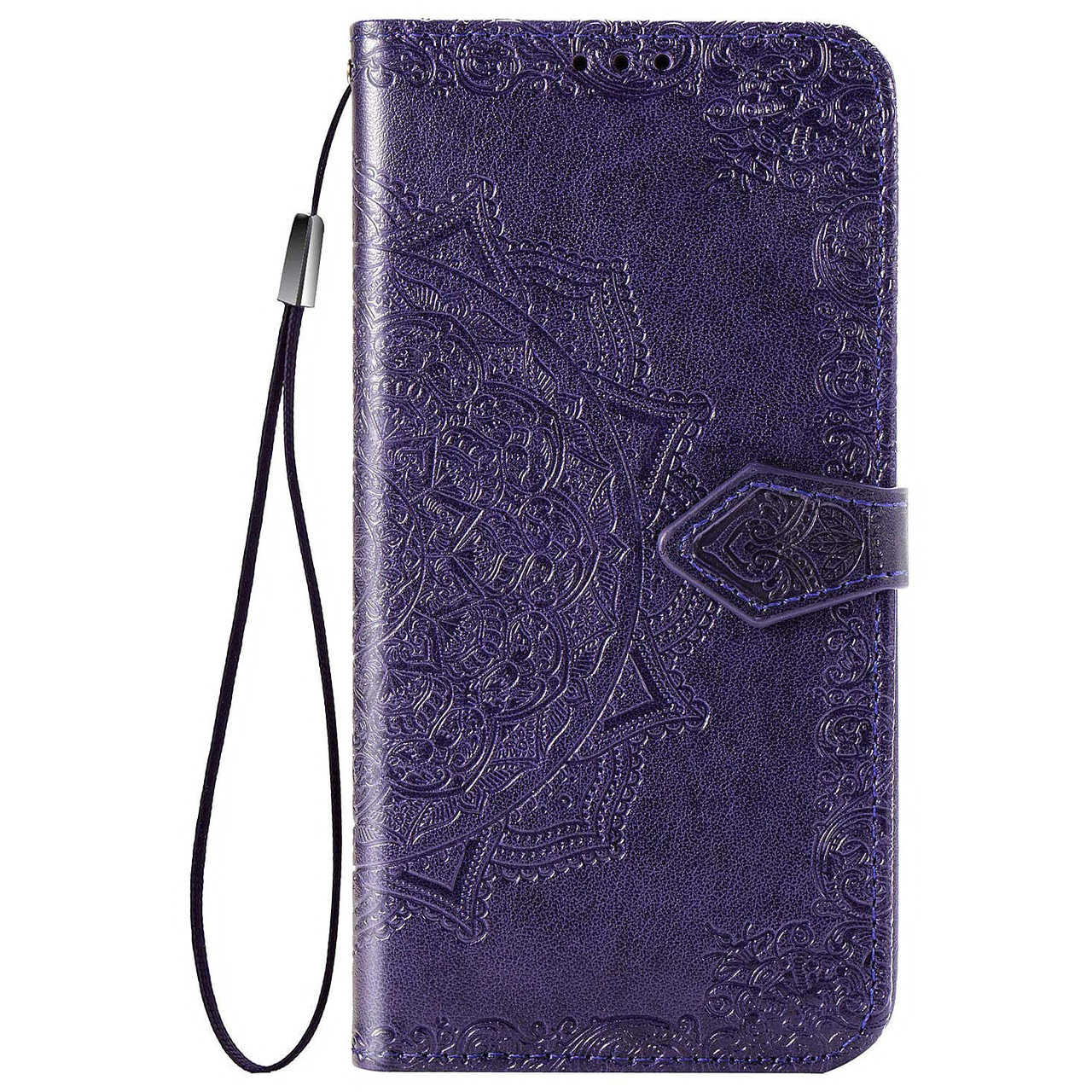Кожаный чехол (книжка) Art Case с визитницей для TECNO POP 4, Фиолетовый