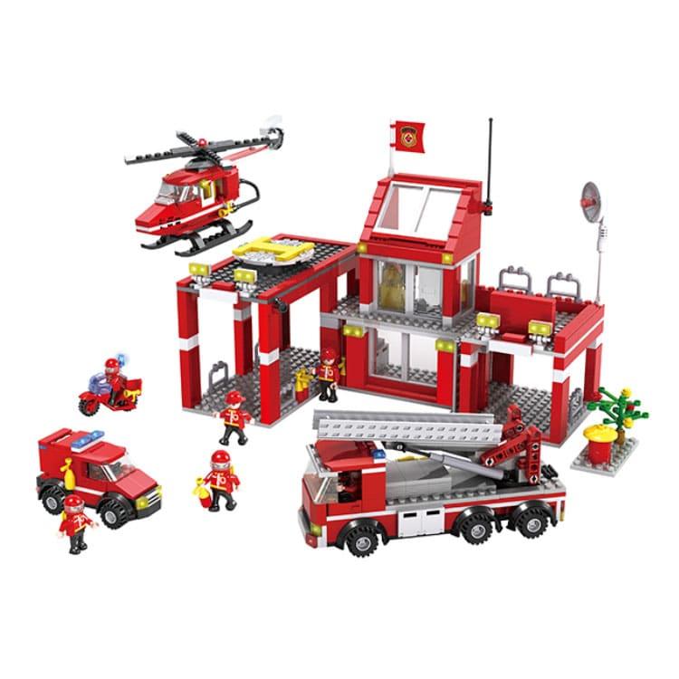 

Конструктор COGO Lego city пожарная часть "Fire fighter" 3616, Красный