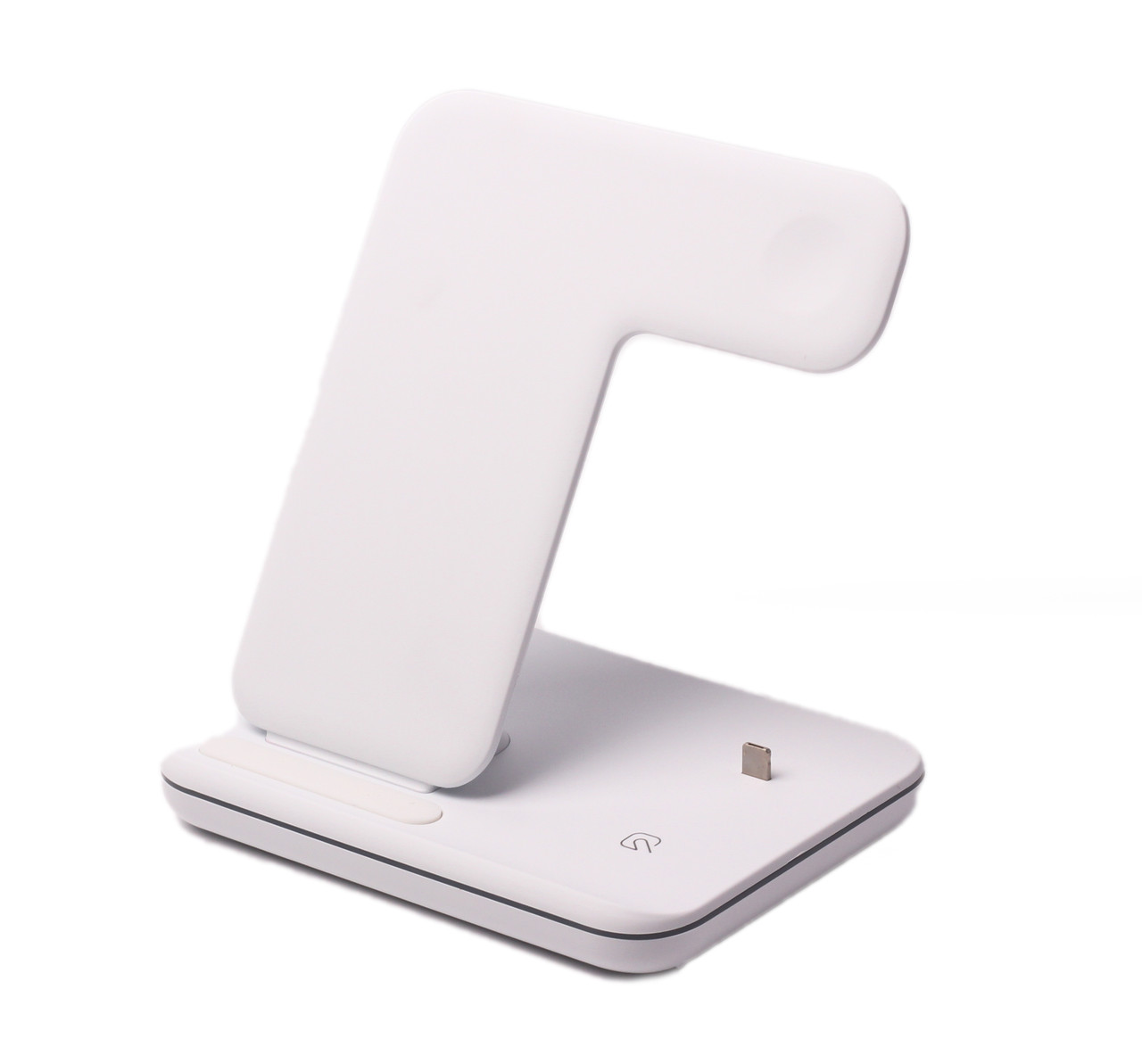 

Беспроводная зарядка подставка док-станция Z5 Qi 3в1 для iPhone/Apple Watch/AirPods White, белая, Белый