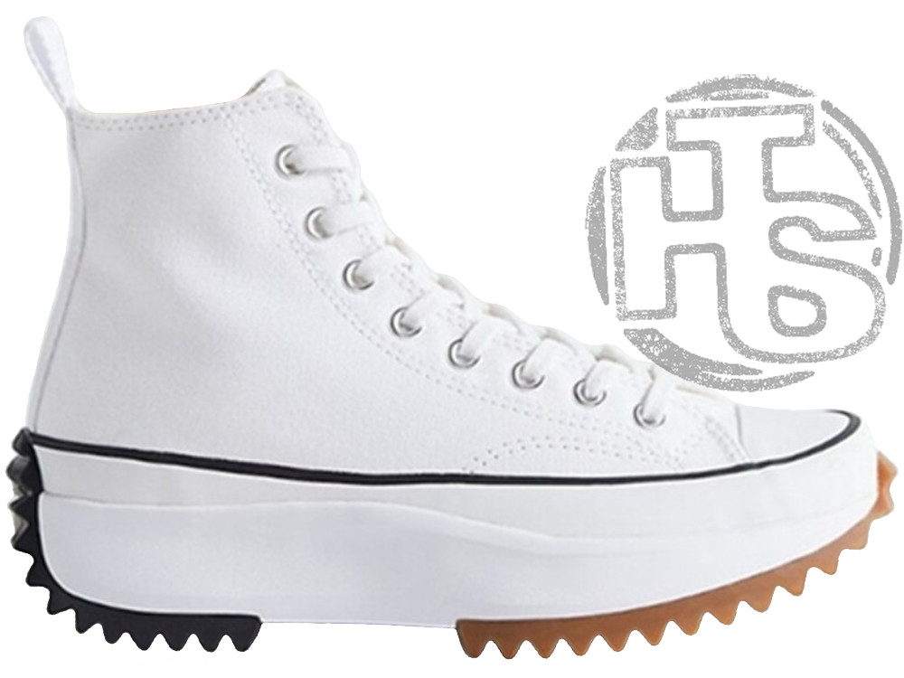 

Женские кеды Converse Run Star Hike Hi White Black Gum 166799C, Белый