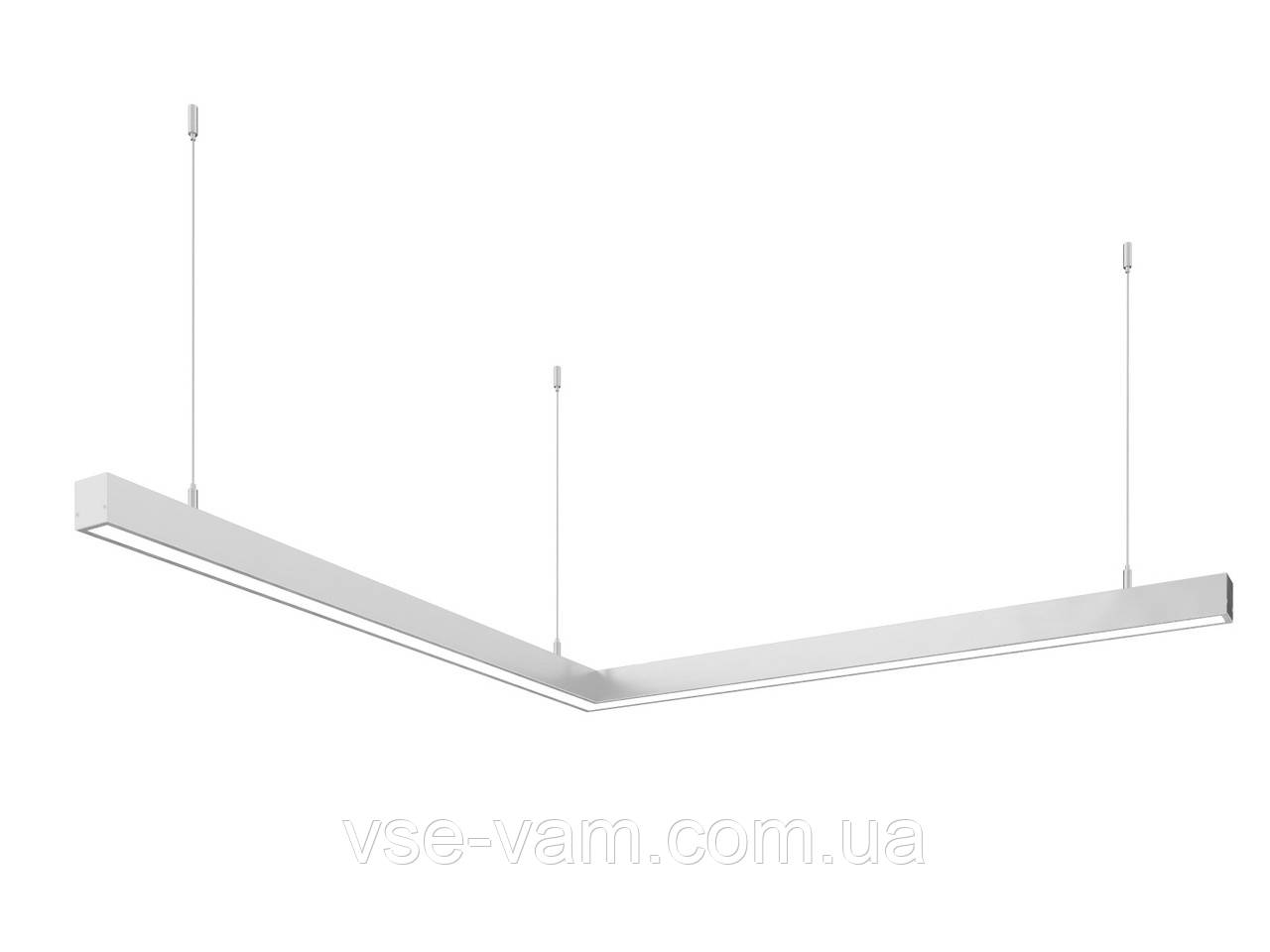 Лінійний світлодіодний світильник Z-LED 80Вт кут (800*800)