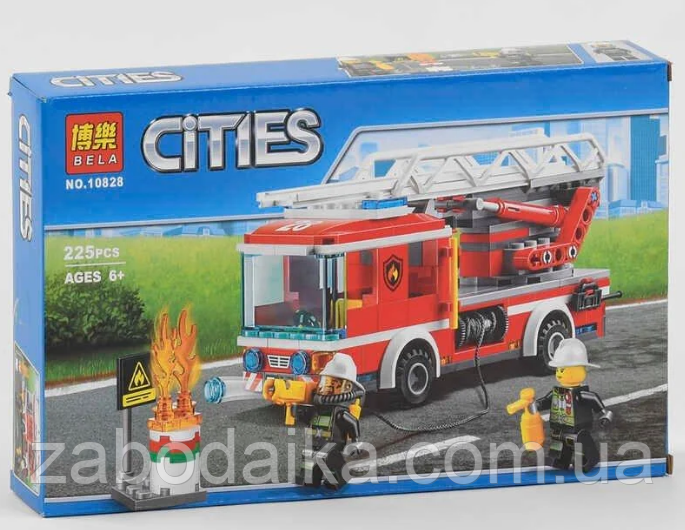 

Конструктор лего сити Пожарная техника машина 10828 225 деталей часть аналог, Разные цвета