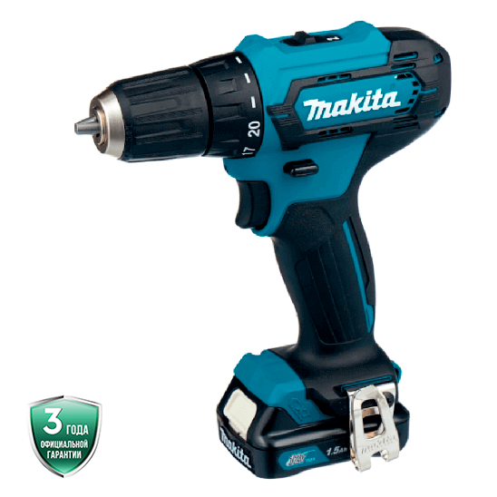 

Аккумуляторная дрель-шуруповерт Makita DF333DWYE