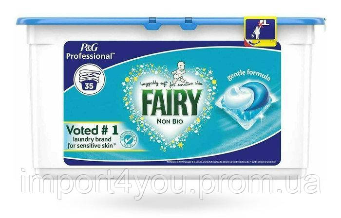 

Капсули для прання Fairy Non Bio для чутливої шкіри 35 шт