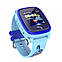 Детские водонепроницаемые умные часы-телефон с GPS трекером Smart Baby Watch Q300s (DF25) Original голубые, фото 3