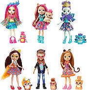 Уценка! Игровой набор Энчантималс из 6 кукол  с питомцами Enchantimals Natural Friends Collection Doll, фото 2