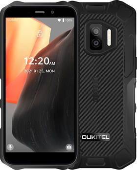 Смартфон Oukitel WP12 Pro Black, NFC, IP69K, 4/64 GB, 13+0.3/5Мп, 5.5" IPS, 2SIM, 4G, 4000мА