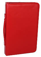 Жіноча велика папка-портфель з еко шкіри Portfolio Port1010 червона, фото 1