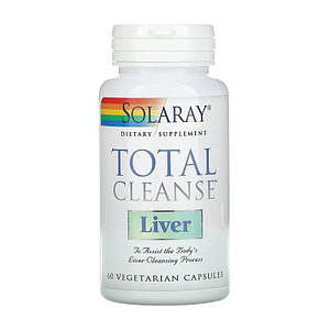 Solaray Total Cleanse Liver 60 veg caps, Чистка печени