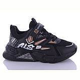 Чорні кросівки Alessio для хлопчика (0490-00) р, фото 2